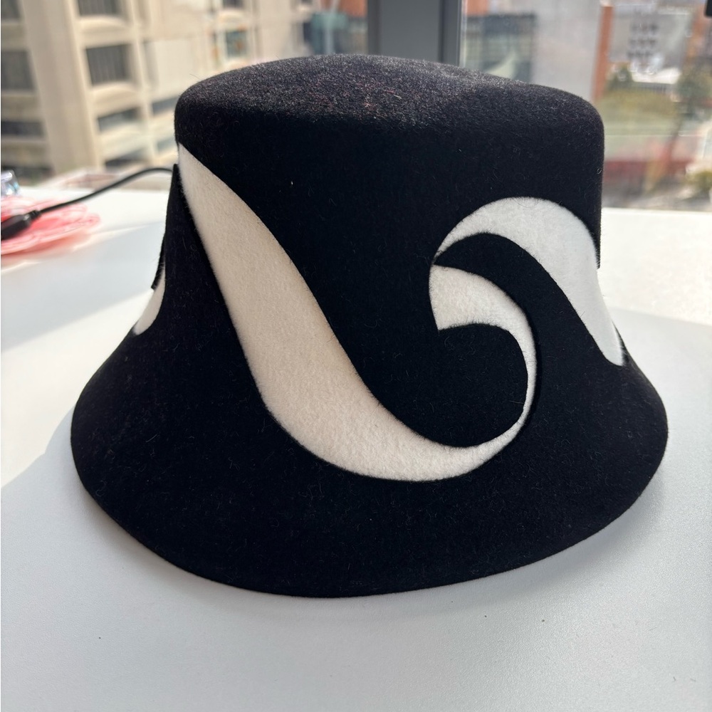 Chic Black and White Women's Hat